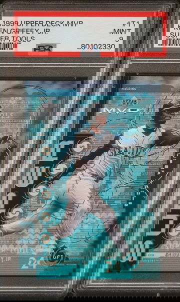 1999 UPPER DECK KEN GRIFFEY JR. MVP SUPER TOOLS #T1 PSA 9 BL.D1.39