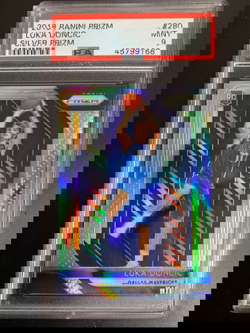 2018 Panini Prizm Luka Doncic Silver Prizm #280 PSA 9 Mint