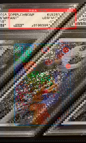 2015 Topps Chrome Sparkle REFRACTOR Kris Bryant Rookie RC #US283 PSA 10