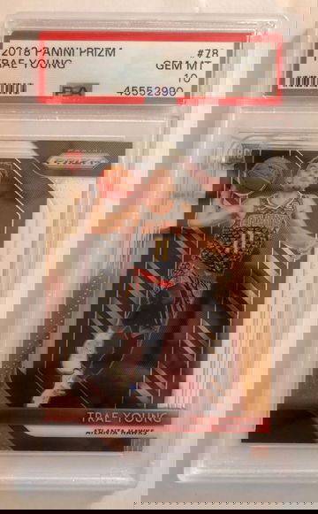 2018 Trae Young Prizm Rookie PSA 10