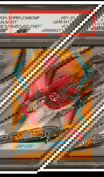 2019 Topps Chrome Juan Soto Future Stars Gold /50