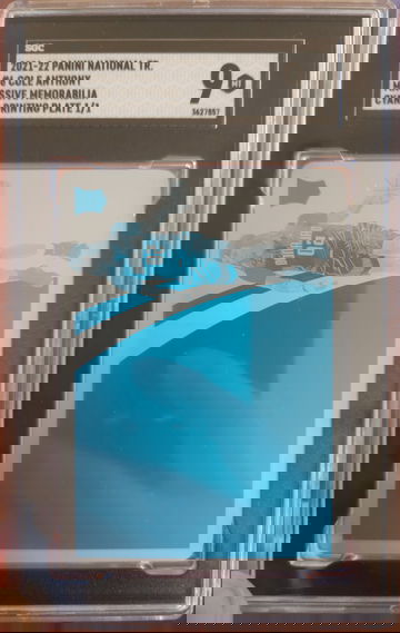 Cole Anthony RC 2020 Immaculate Collection Cyan Printing Plate 1/1 SGC 9 MINT 🏀 1 OF 1