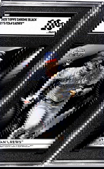 2025 Topps Chrome Black #127 Dylan Crews SGC 10