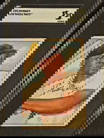 1952 Bowman Willie Mays SGC 2