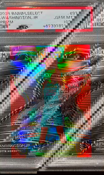 2019-20 Select PJ Washington JR. /199 Red PSA 10