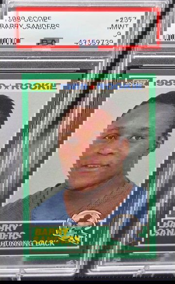 1989 Score Barry Sanders #257 PSA 9