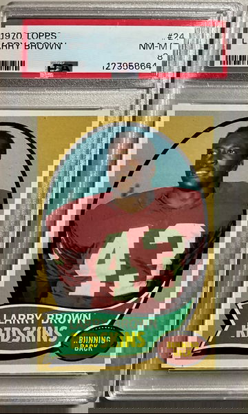 1970 TOPPS #24 LARRY BROWN RC NM-MT