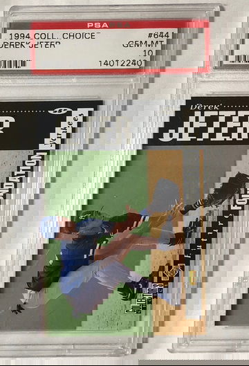 1994 COLL CHOICE #644 DEREK JETER GEM MT 10