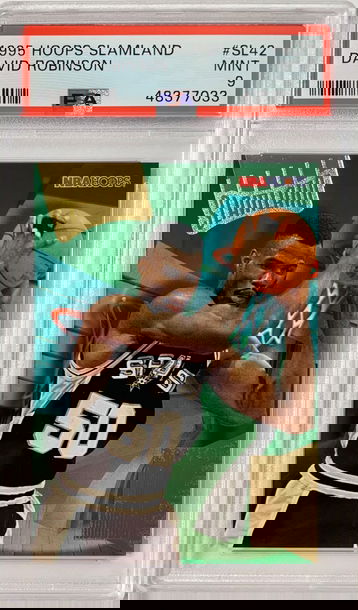 1995 Hoops Slamland David Robinson PSA 9 Mint #SL42