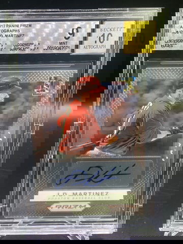 2013 Panini Prizm J.D. Martinez Autographs #JD BGS 9 