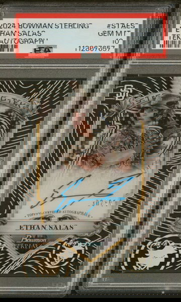2024 Bowman Sterling Sterling-Tek Ethan Salas #STA-ES Auto /50 PSA 10