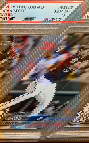 2018 Topps update Juan Soto rookie psa 10