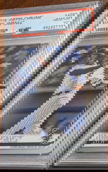 2019 Topps Chrome Eloy Jimenez PSA 10