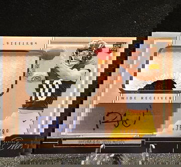 2024 Panini One  Roman Wilson  Shadow Box  True RPA  /99  Rookie Patch Auto  Steelers 