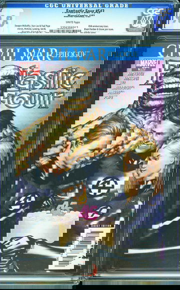 FANTASTIC FOUR #543, CGC 9.8 NM/MT