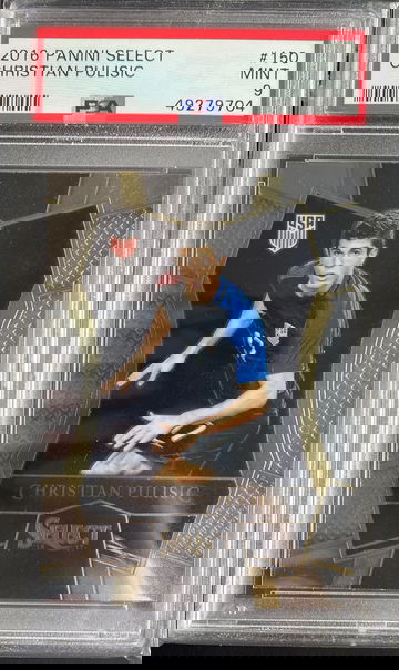 2016 Panini Select Christian Pulisic #150 RC PSA 9 MINT USMNT