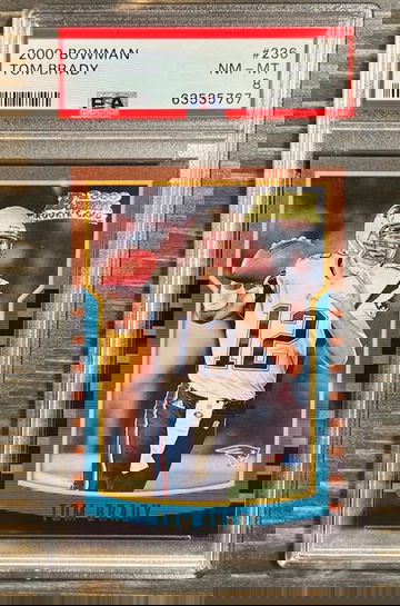 Tom Brady Bowman, PSA. Just graded