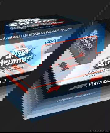 2020 Topps Chrome Sapphire F1 racing box