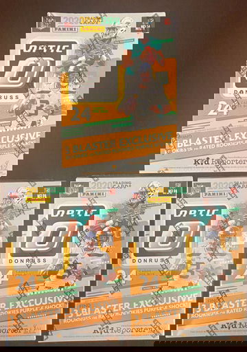 2020 Optic Football Blaster 3 Box Lot (All Purple)