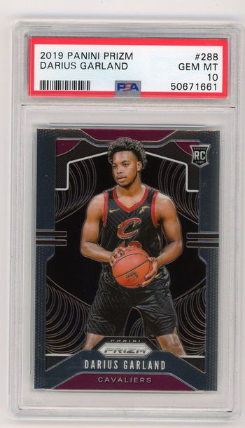 2019 DARIUS GARLAND PRIZM PSA 10