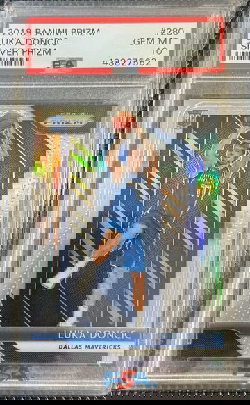 2018 LUKA DONCIC PANINI PRIZM SILVER PRIZM PSA 10