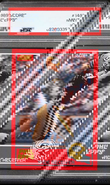  1989 Score Phil Epps #149 Green Bay Packers - PSA 9