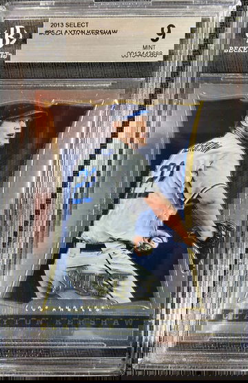 2013 Select Clayton Kershaw BGS 9 MINT