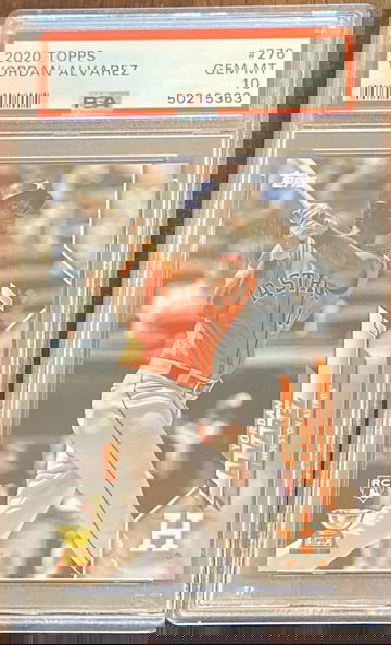 2020 Topps Yordan Alvarez 276 PSA 10