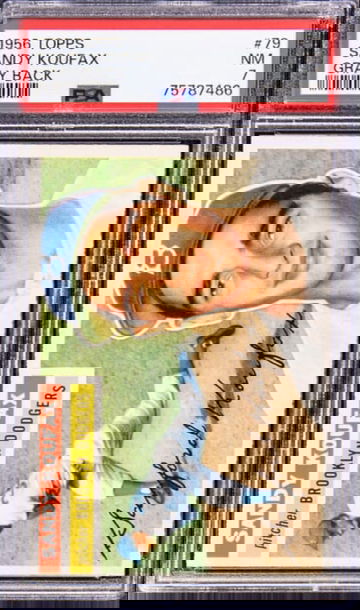 1956 Topps Gray Back Sandy Koufax #79