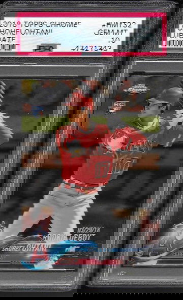 2018 Topps Chrome Update Shohei Ohtani PSA 10 Rookie Card #HMT32