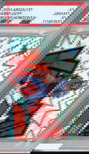 2024 PANINI ABSOLUTE KABOOM! HORIZONTAL JARED GOFF #3 LIONS PSA 10 GEM MT