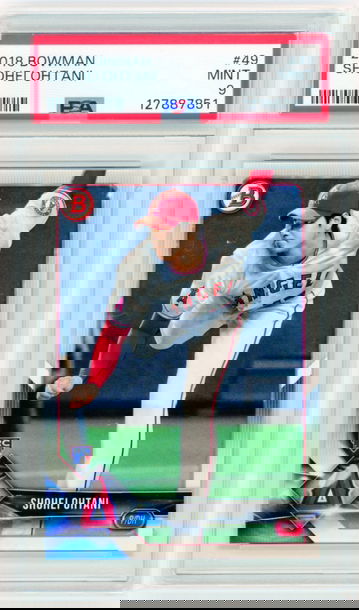 2018 Bowman #49 Shohei Ohtani PSA 9 MINT!