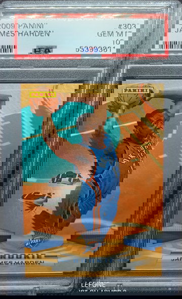 2009 Panini James Harden #303 PSA 10 Gem Mint Rookie