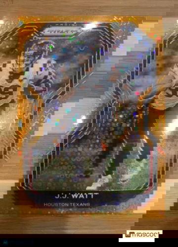 🔥2020 Panini Prizm JJ Watt Orange Disco Prizm #80 Texans Cardinals NFL