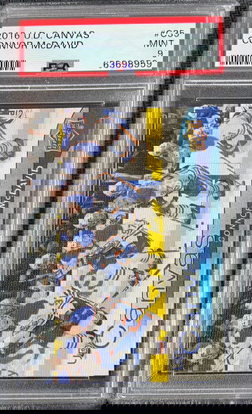 2016 Upper Deck Canvas #C35 Connor McDavid PSA 9 MINT