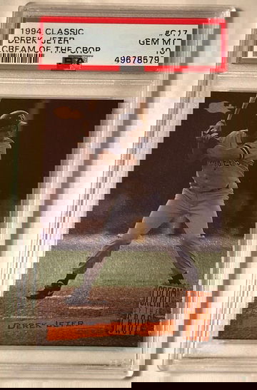 1984 CLASSIC #C17 DEREK JETER GEM MINT 10