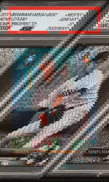 2017 Bowman Mega Box Shohei Ohtani #BCP31 PSA 10 Chrome Prospects 1st Otani