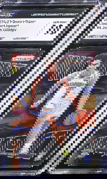 2021-22 PANINI JOSH GIDDEY #4 Rookie RC CGC 10