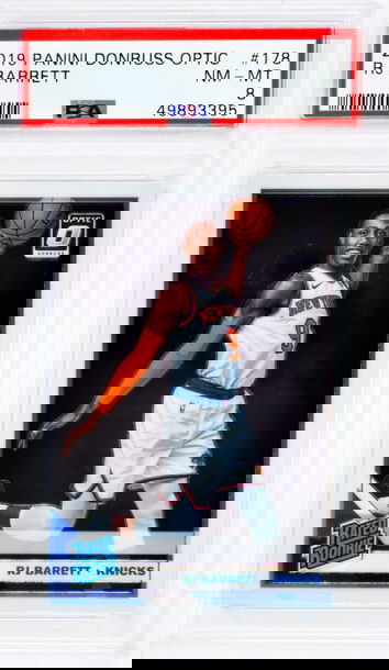 2019 RJ Barrett Panini Donruss Optic    #178 PSA 8