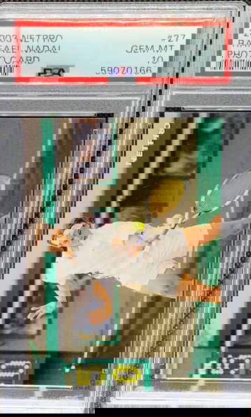 2003 Netpro Rafael Nadal Rookie PSA 10