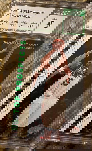 2003-04 Carmelo Anthony UD Top Prospects CSG 9