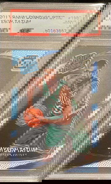 2017 Donruss Optic Jayson Tatum #198 PSA 9 Rookie RC