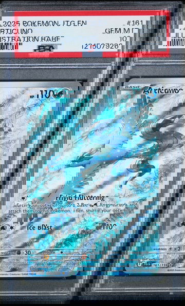 2025 Pokémon Journey Together Articuno Illustration Rare #161