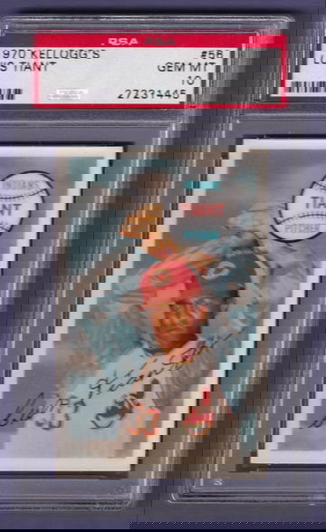 1970 Kellogg's #56 Luis Tiant PSA 10