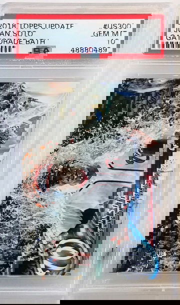 2018 Topps Update - Juan Soto RC (Gatorade Bath SSP) US300 - PSA 10 GEM MINT