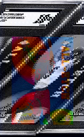 2024 Topps Chrome #CAE-JD Jayden Daniels All-Etch SGC 10