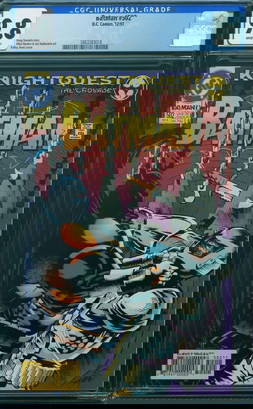 BATMAN #502, CGC 9.8 NM/MT