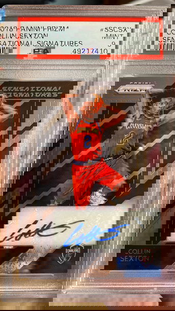 2018 Prizm Collin Sexton Sensational Signatures Auto PSA 9