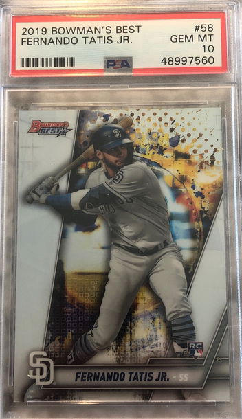 2019 Bowman’s Best Fernando Tatis Jr. #58 PSA 10