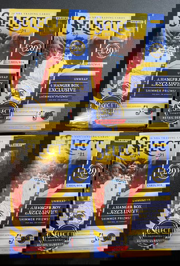 2020-21 Panini Select Hanger Boxes x4